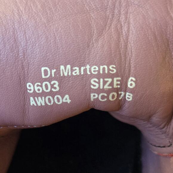 Vintage 90s Dr Martens Red/Yellow Chunky Oxfords Size 5/ US Women's 8 England - Picture 9 of 15